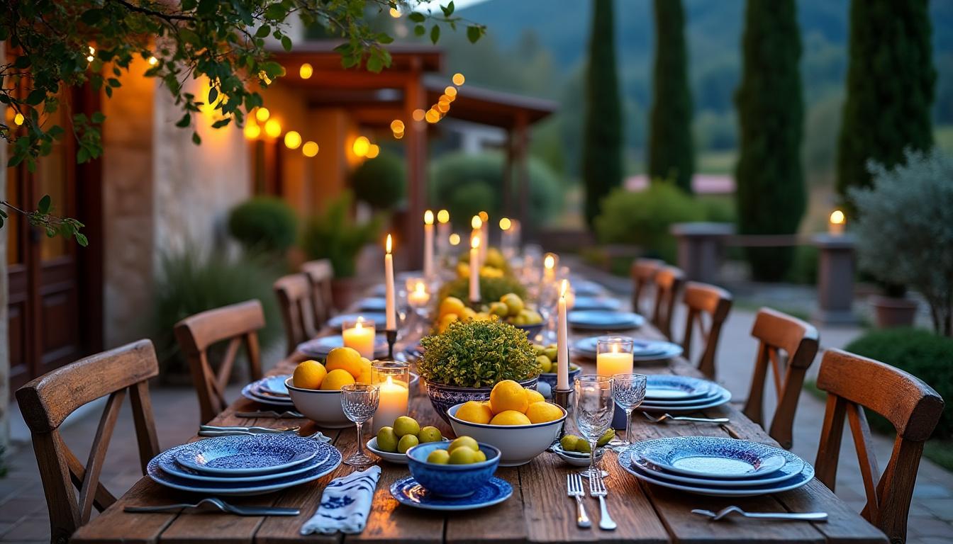 découvrez l'art de la table à l'italienne et apportez une touche d'élégance et de raffinement à vos repas avec des styles authentiques et sophistiqués.