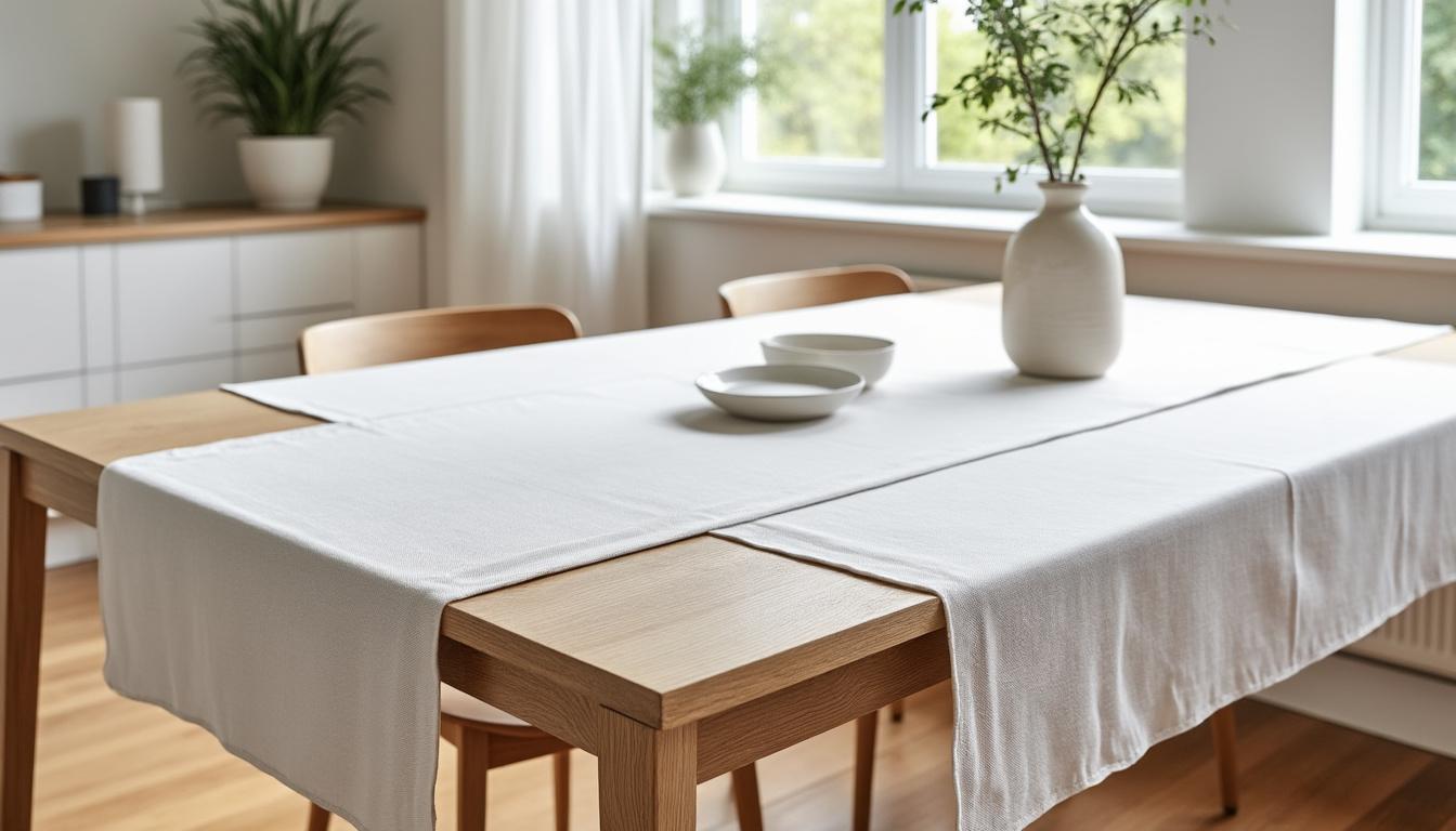 découvrez des astuces scandinaves simples et efficaces pour fixer solidement votre nappe sur la table et éviter qu'elle ne bouge pendant vos repas.