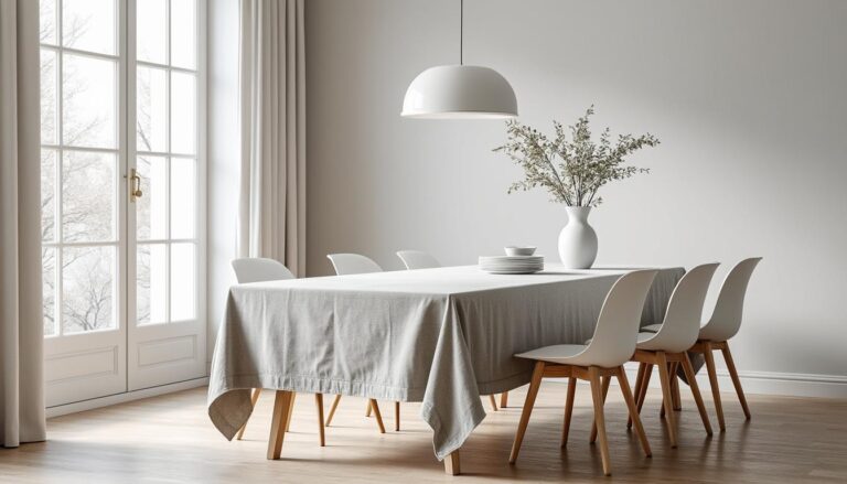 découvrez comment choisir la taille idéale de nappe pour une table de 180 cm grâce à notre guide scandinave pratique et élégant.