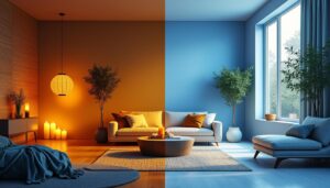 découvrez comment la température des couleurs influence l'ambiance et la perception visuelle, et apprenez à l'utiliser pour créer des environnements harmonieux et adaptés.