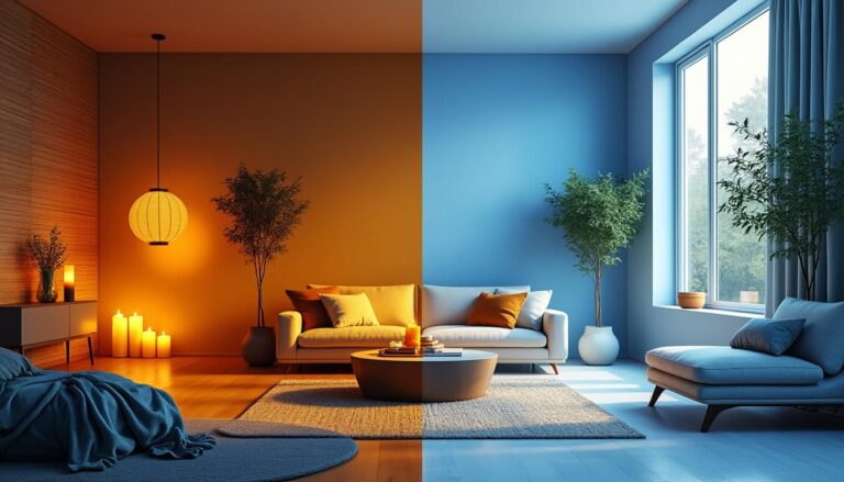 découvrez comment la température des couleurs influence l'ambiance et la perception visuelle, et apprenez à l'utiliser pour créer des environnements harmonieux et adaptés.