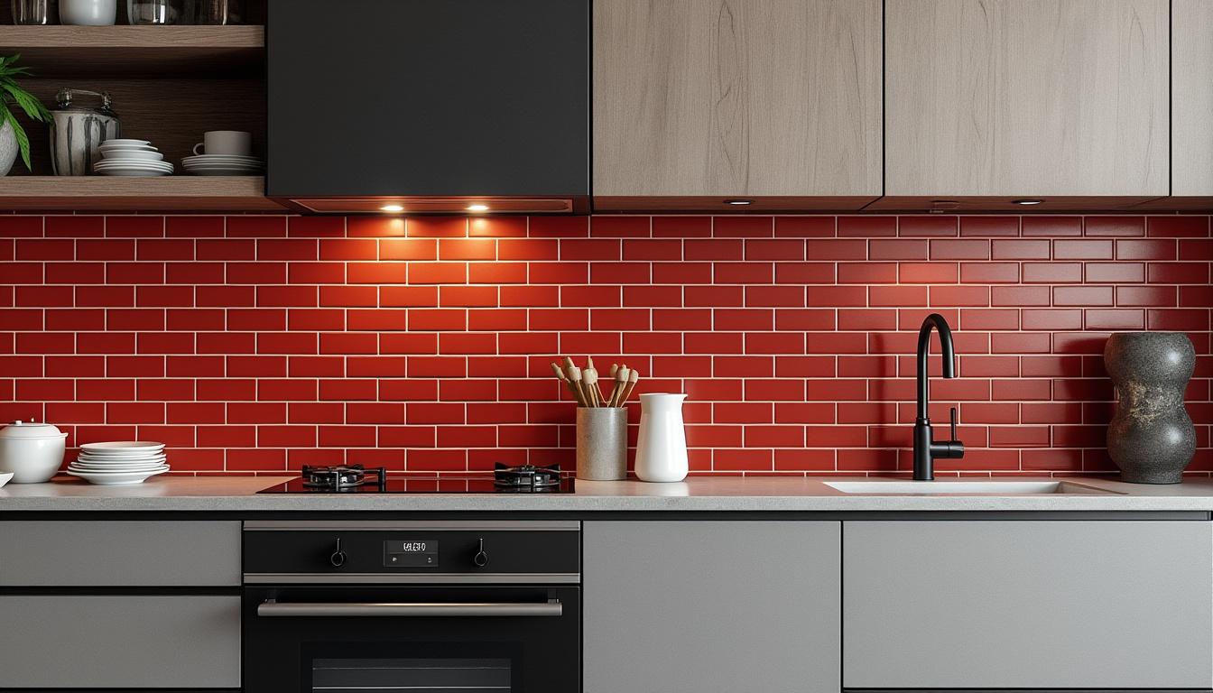 découvrez notre crédence de cuisine en aluminium au style brique rouge, qui allie modernité et charme industriel pour sublimer votre espace culinaire avec élégance et robustesse.