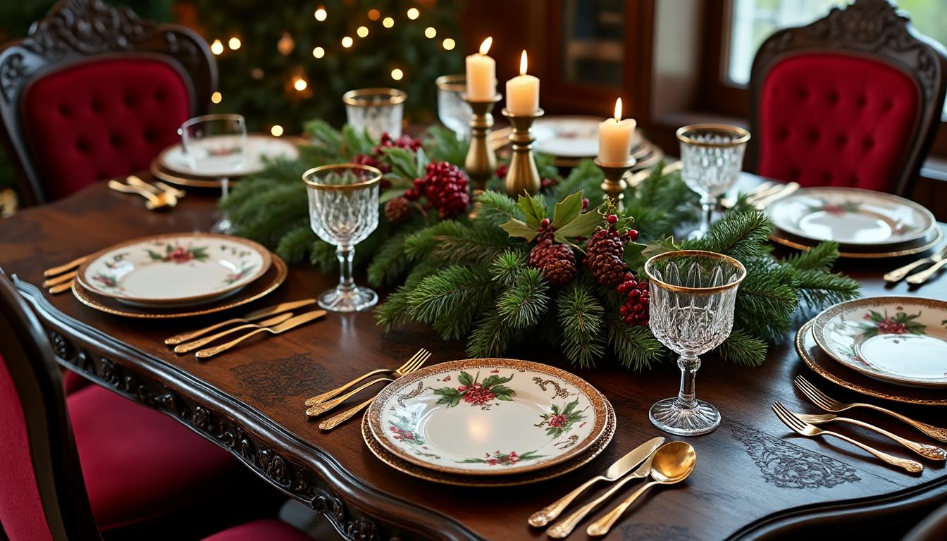 découvrez comment créer une table de fête magique inspirée d’un noël d’autrefois, alliant charme vintage et ambiance chaleureuse pour des célébrations inoubliables.