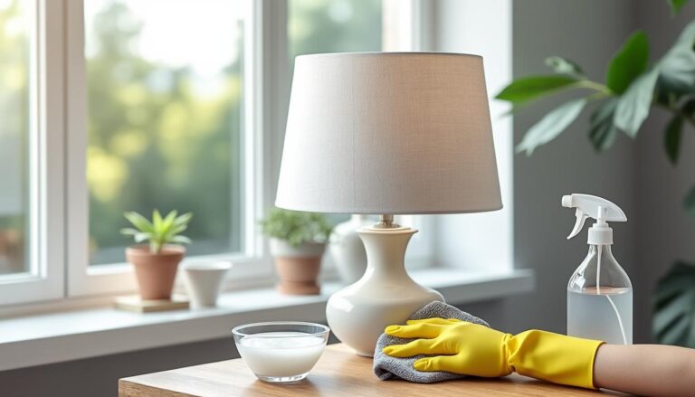 découvrez notre guide pratique pour apprendre des astuces efficaces et simples afin de nettoyer un abat-jour blanc et lui redonner éclat et brillance.