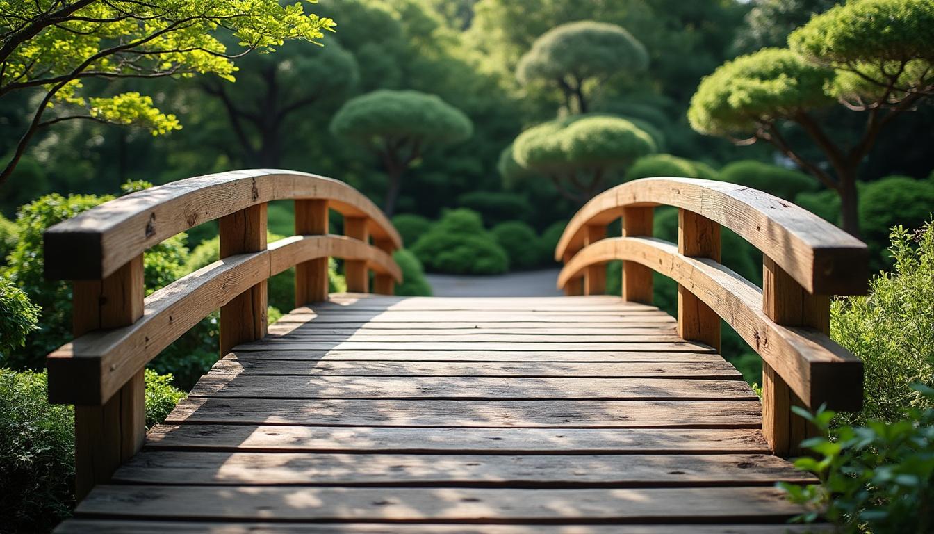 découvrez notre guide pratique pour créer un élégant pont japonais dans votre jardin, alliant esthétisme et harmonie pour sublimer votre espace extérieur.