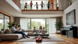 découvrez comment comprendre et gérer les nuisances sonores causées par les bruits d'enfants courant à l'étage supérieur, ainsi que les solutions efficaces pour améliorer votre confort acoustique.