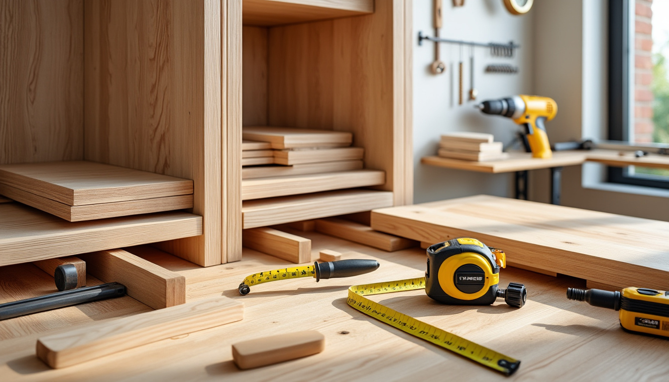 découvrez notre guide complet pour fabriquer un dressing en bois sur mesure, avec des conseils pratiques et des étapes détaillées pour un rangement personnalisé et élégant.