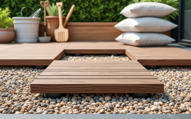 découvrez comment choisir le gravier idéal pour une terrasse sur plots en tenant compte de l'esthétique, la durabilité et la facilité d'entretien pour un résultat parfait.