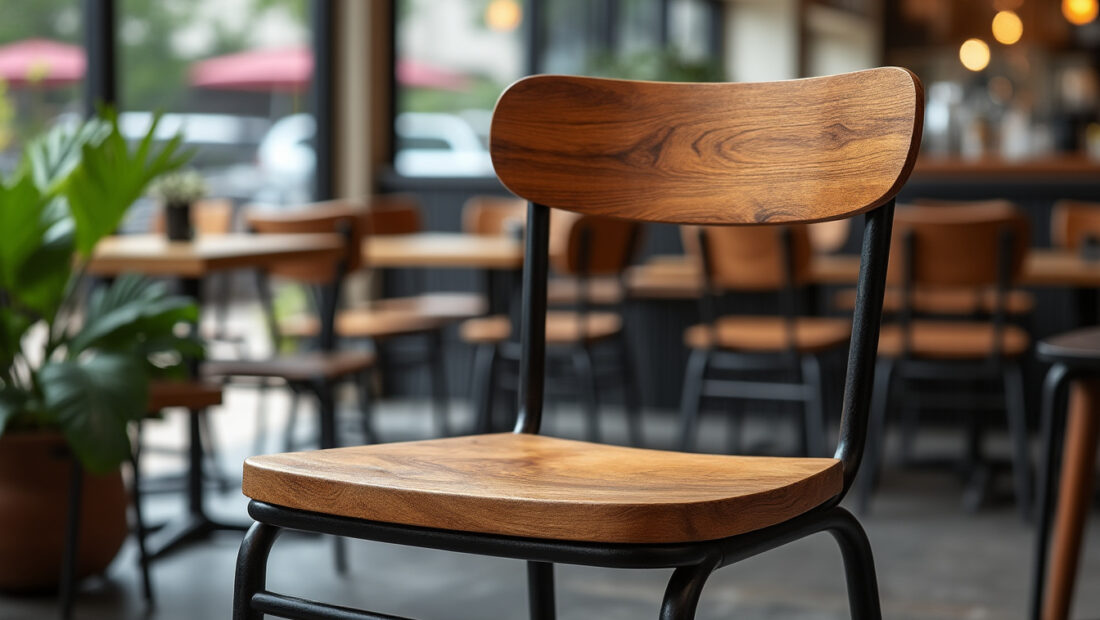 découvrez notre chaise bistrot industrielle en bois et métal, alliant l'élégance de la tradition à un design moderne pour sublimer votre intérieur avec style et authenticité.