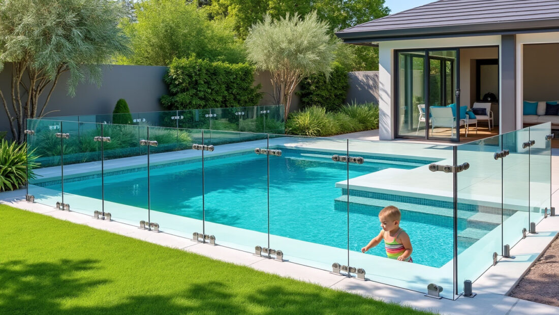 assurez la sécurité de vos enfants avec notre dispositif de sécurité à double barrière pour piscines, une protection fiable et efficace contre les accidents.