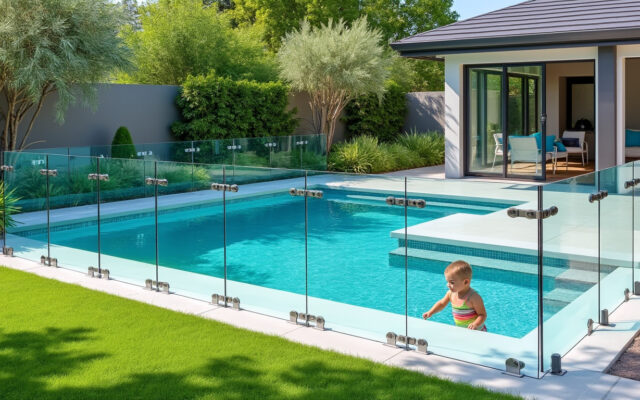 assurez la sécurité de vos enfants avec notre dispositif de sécurité à double barrière pour piscines, une protection fiable et efficace contre les accidents.
