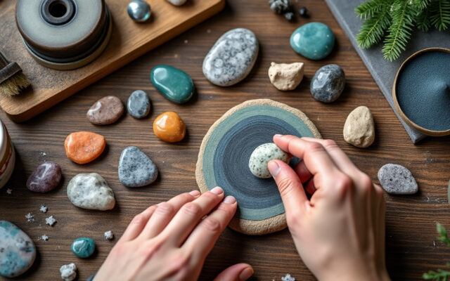 découvrez notre guide pratique pour polir vos cailloux et créer de magnifiques décorations artisanales uniques, étape par étape.