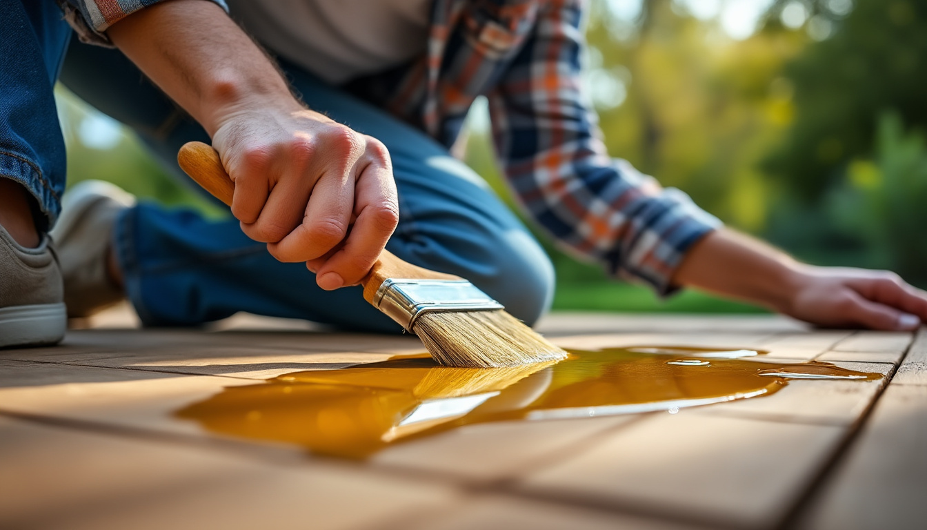 découvrez notre huile protectrice spécialement conçue pour sublimer et préserver le bois en extérieur, offrant une protection durable contre les intempéries tout en mettant en valeur la beauté naturelle du bois.