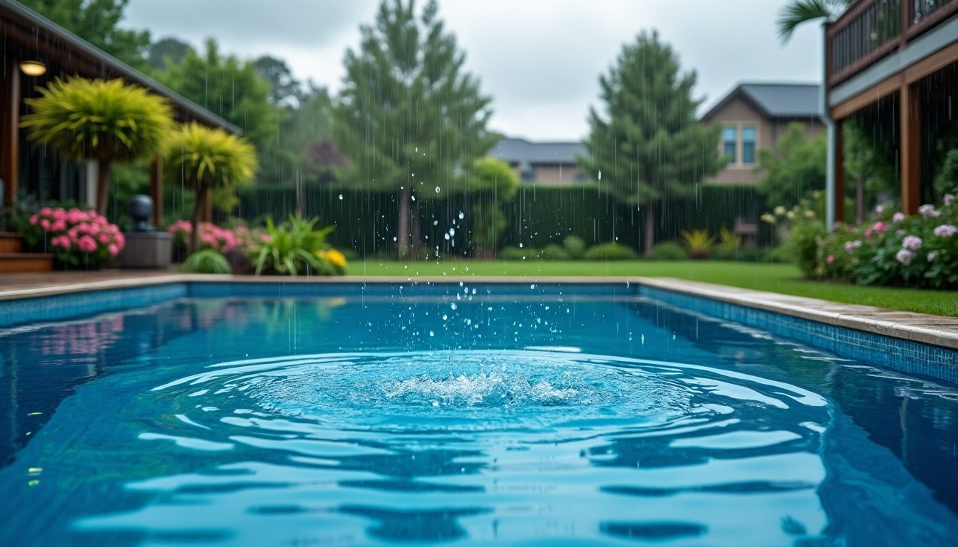 découvrez comment l'eau de pluie influence votre piscine : bienfaits naturels, risques potentiels et conseils pour en tirer le meilleur parti.