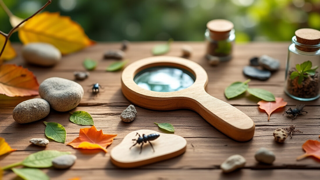 découvrez la loupe en bois, un outil ludique et éducatif parfait pour éveiller la curiosité des petits explorateurs. idéal pour apprendre en s'amusant et observer la nature de près.
