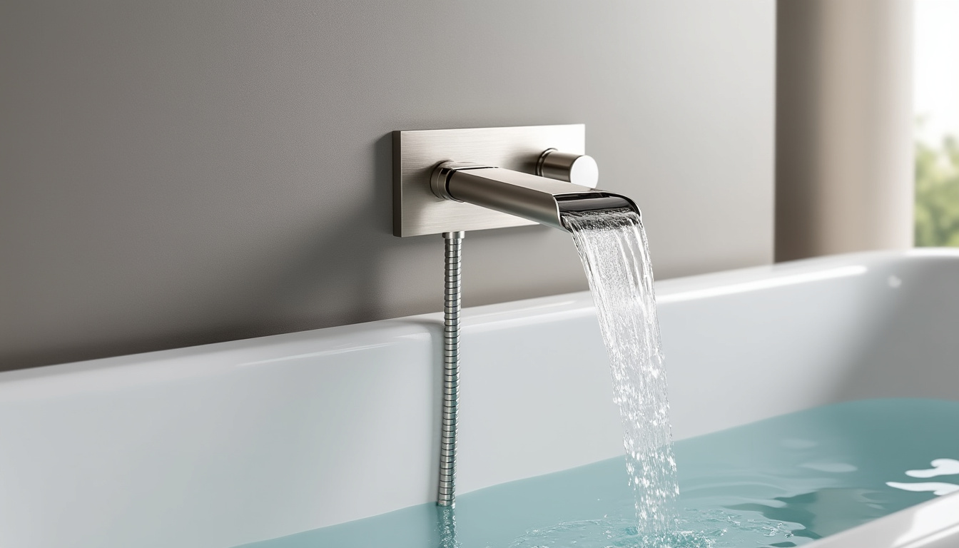 découvrez le mitigeur mural pour baignoire nanotech avec douchette intégrée, alliant design moderne et fonctionnalité pour une expérience de bain optimale et pratique.