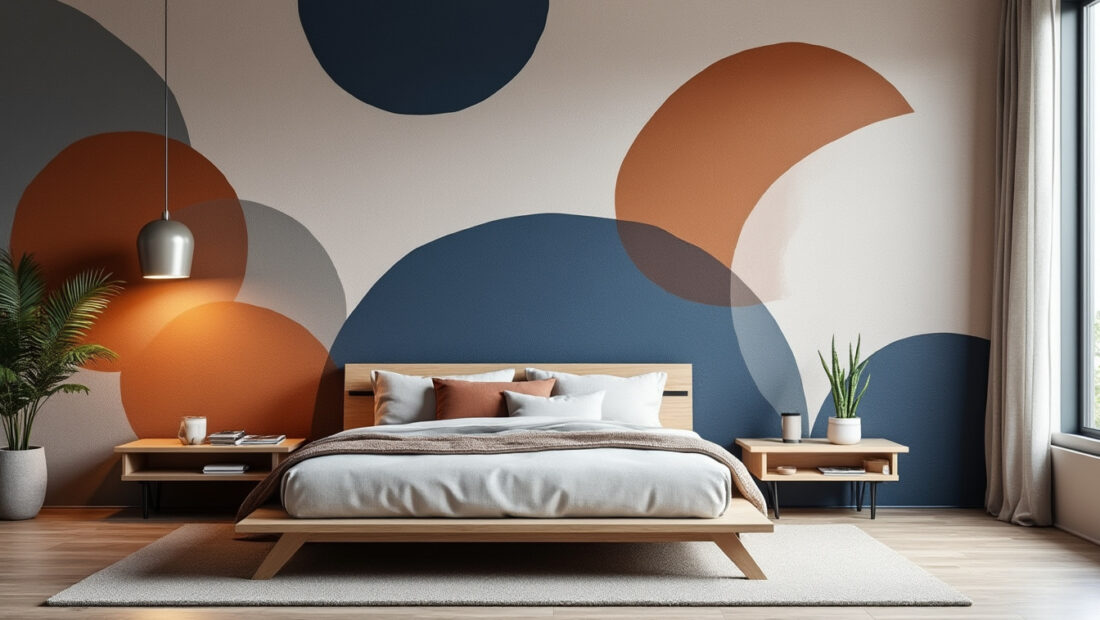 découvrez comment transformer votre chambre avec un mur géométrique grâce à nos tendances et astuces déco pour un intérieur moderne et stylé.