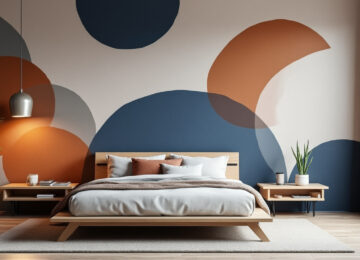 découvrez comment transformer votre chambre avec un mur géométrique grâce à nos tendances et astuces déco pour un intérieur moderne et stylé.