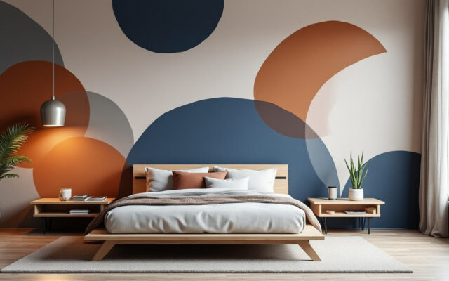 découvrez comment transformer votre chambre avec un mur géométrique grâce à nos tendances et astuces déco pour un intérieur moderne et stylé.