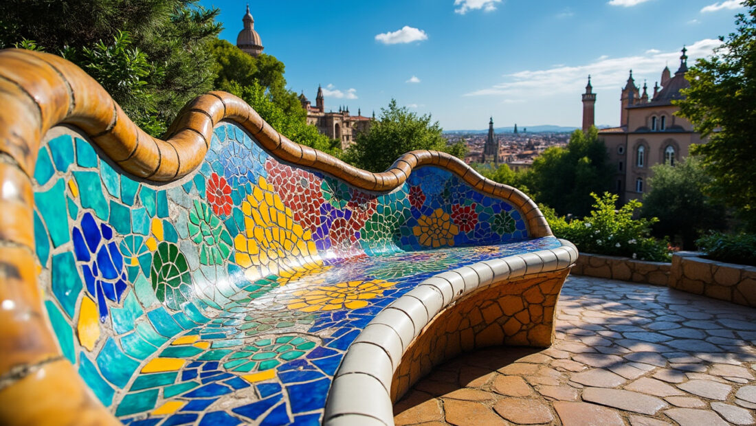 explorez les mosaïques emblématiques d'antonio gaudí à barcelone, découvrez leur histoire, leur beauté colorée et l'art unique qui habille la ville.
