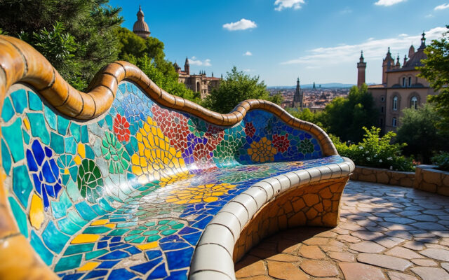 explorez les mosaïques emblématiques d'antonio gaudí à barcelone, découvrez leur histoire, leur beauté colorée et l'art unique qui habille la ville.