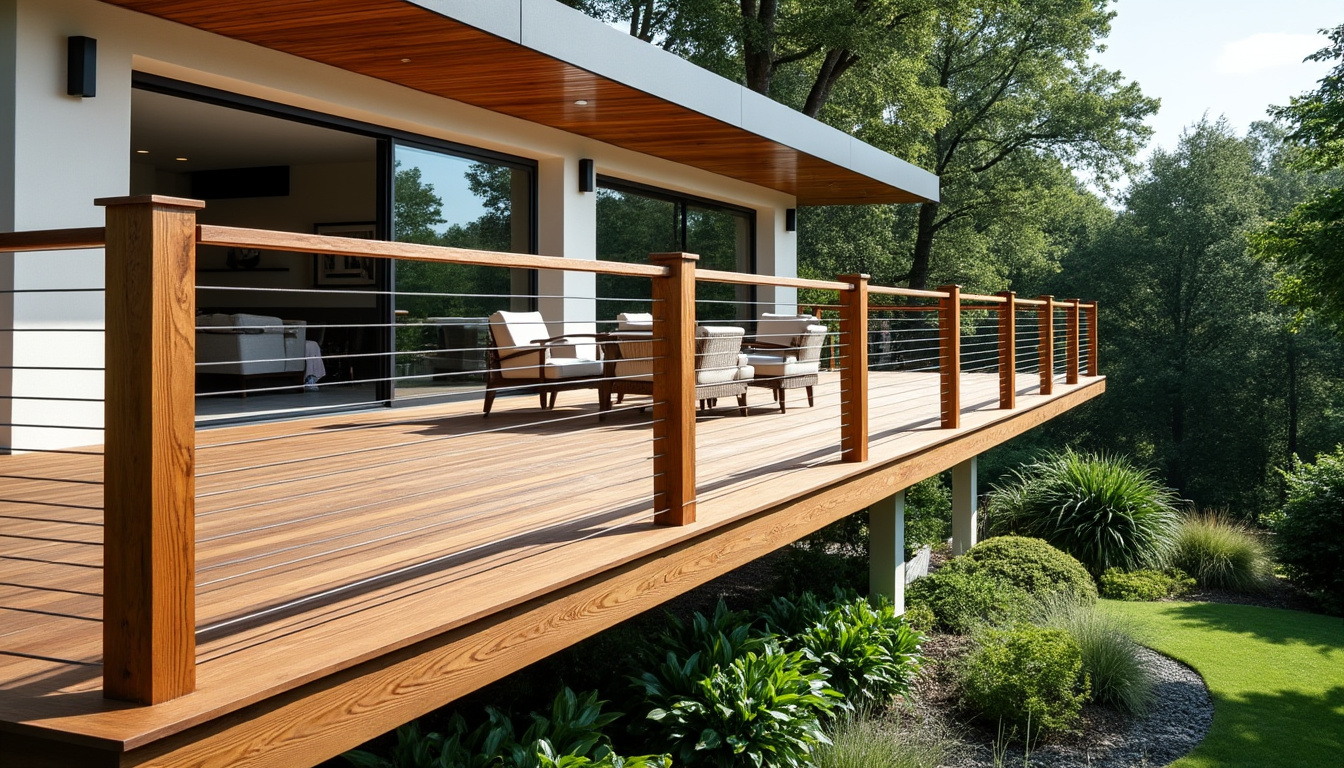 sublimez votre terrasse sur pilotis avec un garde-corps en bois élégant : idées et conseils pour aménager un extérieur harmonieux, chaleureux et sécurisé.