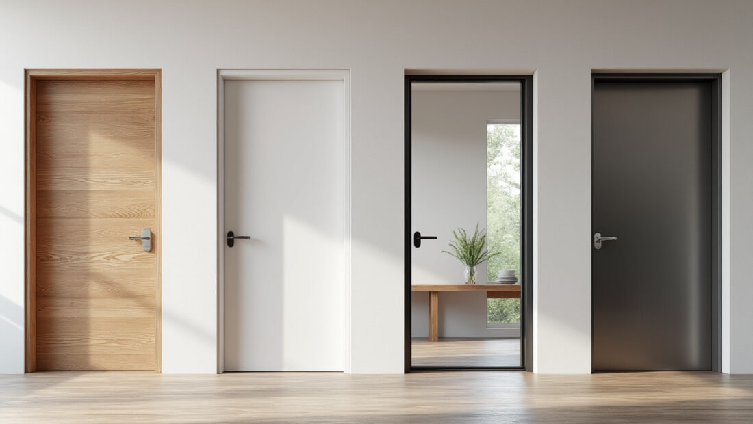 comparez les matériaux pour portes intérieures — bois, verre, pvc ou métal — et découvrez leurs avantages pour choisir la solution adaptée à votre style et à votre budget.