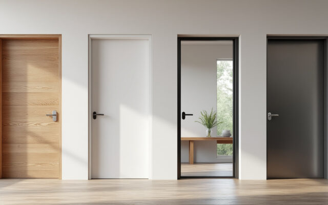 comparez les matériaux pour portes intérieures — bois, verre, pvc ou métal — et découvrez leurs avantages pour choisir la solution adaptée à votre style et à votre budget.