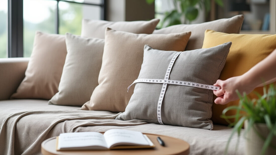 découvrez nos conseils pratiques pour bien mesurer vos coussins décoratifs et garantir un rendu parfait dans votre intérieur.