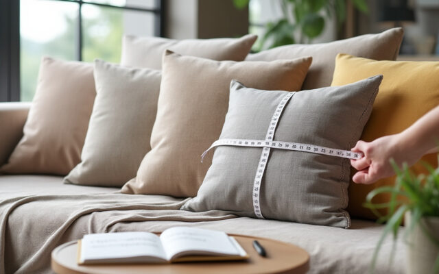 découvrez nos conseils pratiques pour bien mesurer vos coussins décoratifs et garantir un rendu parfait dans votre intérieur.