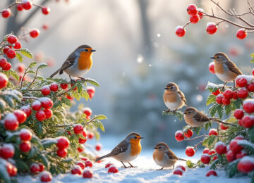 découvrez les couvre-sols à baies, parfaits pour nourrir les oiseaux en hiver tout en apportant une touche colorée et décorative à votre jardin.