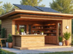 découvrez le kiosque en bois, un espace de vente chaleureux et durable qui allie charme naturel, fonctionnalité et qualité.