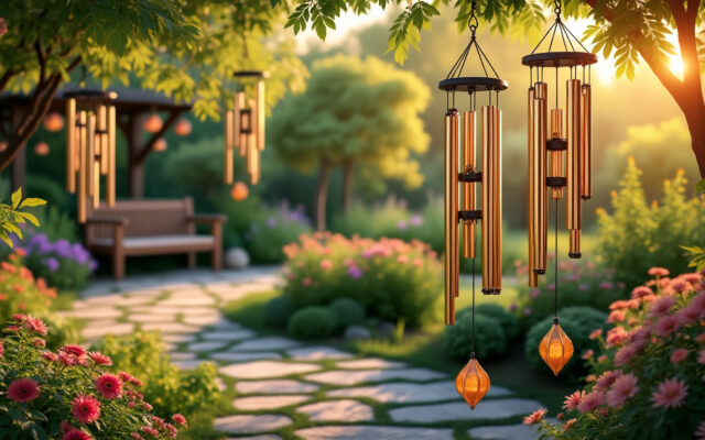 découvrez nos carillons enchantés pour apporter une touche magique et harmonieuse à votre jardin. sublimez votre espace extérieur avec des mélodies apaisantes et un design élégant.