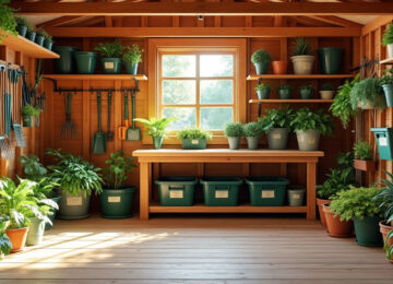 découvrez des conseils pratiques pour maximiser l'espace de votre abri de jardin en bois et optimiser votre rangement de manière efficace et organisée.
