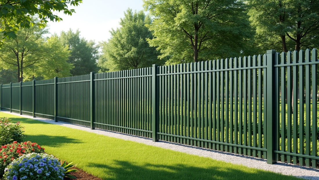 découvrez la clôture élégante park1 de 60 cm, idéale pour une délimitation parfaite de vos espaces extérieurs avec style et robustesse.