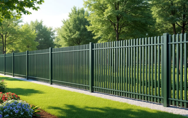 découvrez la clôture élégante park1 de 60 cm, idéale pour une délimitation parfaite de vos espaces extérieurs avec style et robustesse.