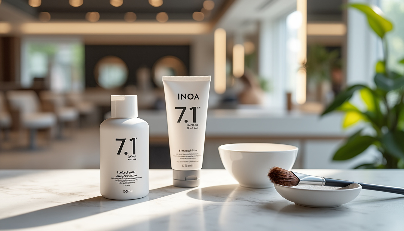 découvrez notre teinture sans ammoniaque en nuance 7.1 blond cendré, idéale pour une coloration douce et respectueuse de vos cheveux. flacon pratique de 100ml pour une application facile et un rendu naturel.